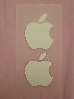 Apple iPhone 2 sets of stickers and puller new