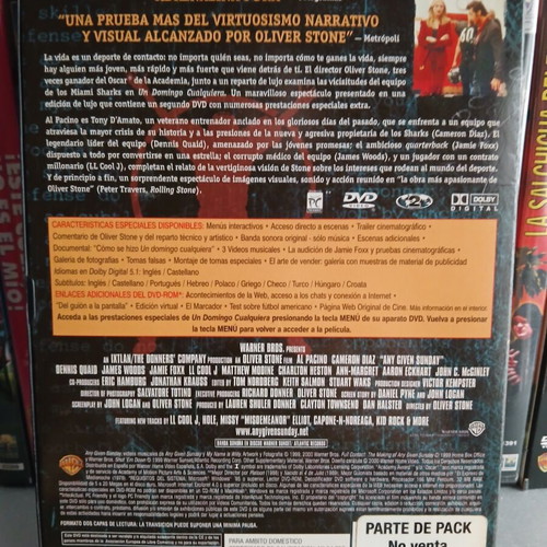 Un Domingo Cualquiera DVD
