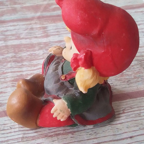 Vintage porcelain figure girl Garden Pixie used
