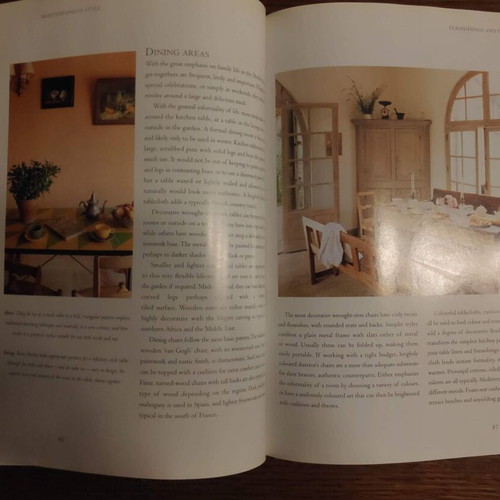 Mediterranean Style style book like new, Catherine Haig 1997