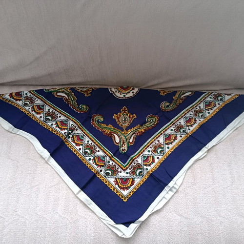 Headscarf like new, blue, size 66/62 cm
