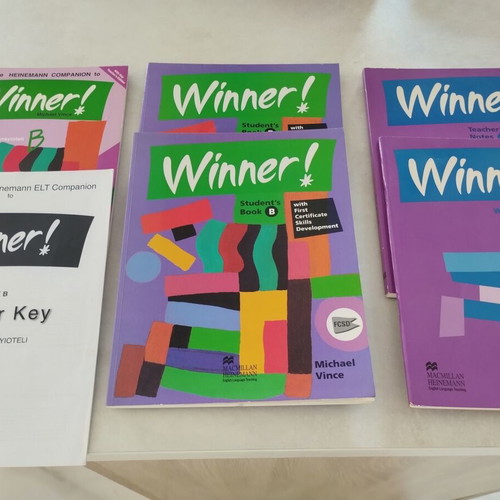 Winner! Book B English learning set like new with gifts