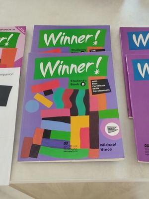 Winner! Book B English learning set like new with gifts