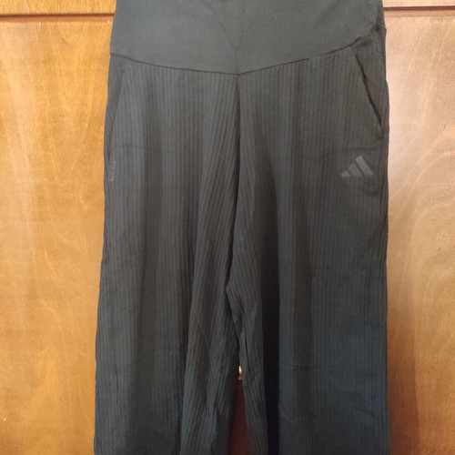 Adidas ribbed wide maternity pants black XL like new
