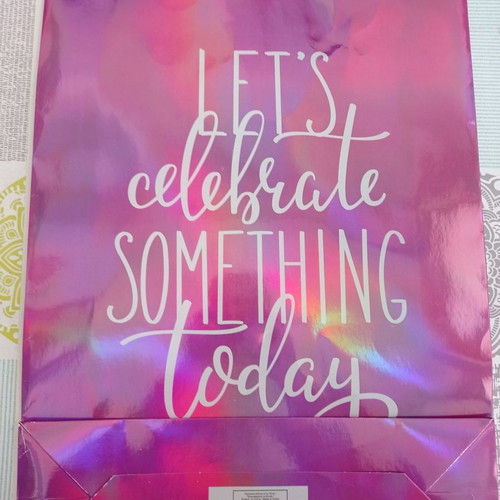Large paper bags with letters packaging new