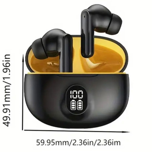 Lanxun TWS wireless earbuds 5.3 with microphone and LED charging case new