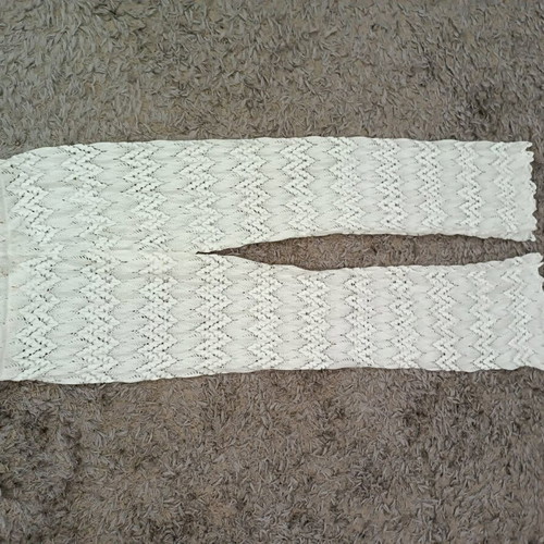 Sugar Free pants like new, lace, size L, white
