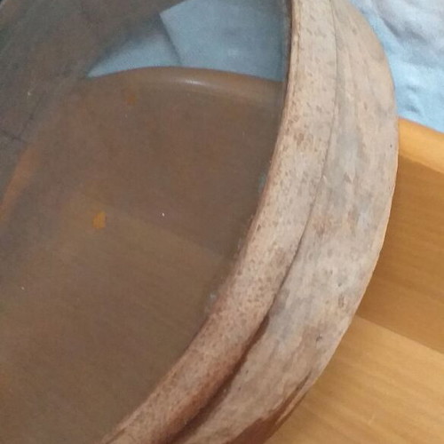 Παλιό κόσκινο μεταχειρισμένο για διακόσμηση, διάμετρος 36 εκ.