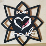 Wall clocks new custom made with logo