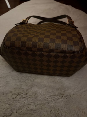 Louis Vuitton Belem mm τσάντα ώμου μεταχειρισμένη καφέ