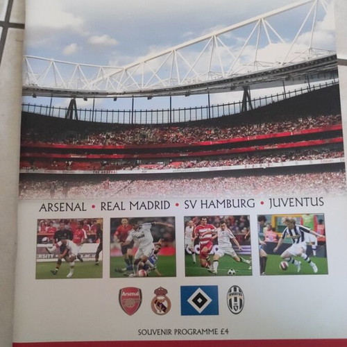 Emirates Cup program 2008 authentic
