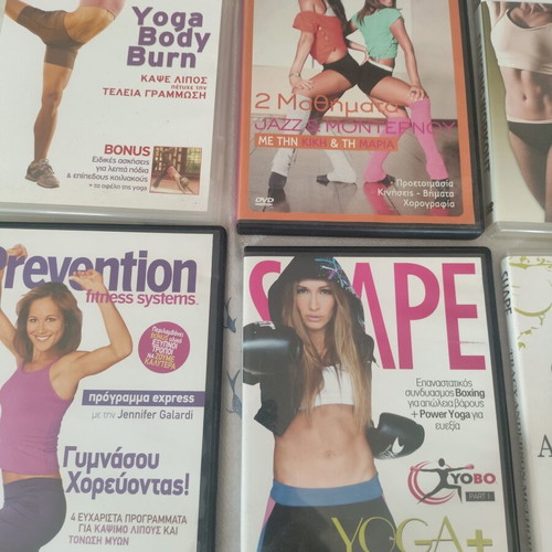 13 Fitness DVDs collection with various exercise types