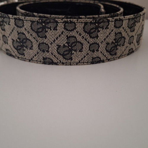 Calvin Klein black belt with metallic plaque, 90 cm