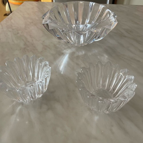 Orrefors Sweden crystal set Anniversary like new