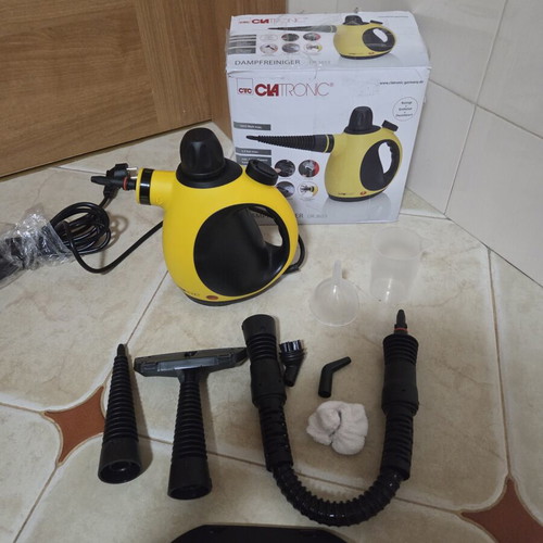 Clatronic DR 3653 Steam Cleaner 250ml 3.5 Bar 1050W New