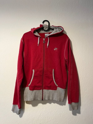 Nike Air Full-Zip Women Hoodie used, size M, gray and red