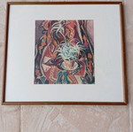 Modern brown frame like new, size 40×35