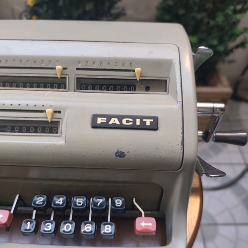 Facit C1-13 mechanical calculator used, Sweden 1950-1960