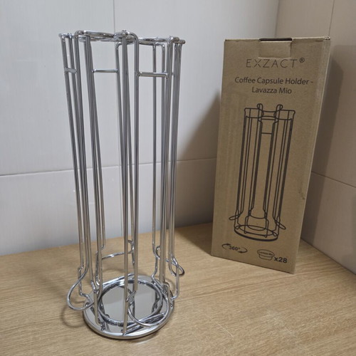 EXZACT Metal Coffee Capsule Holder for Lavazza Mio, New