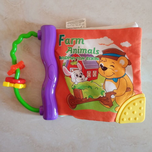 Soft book Farm Animals used, very good condition