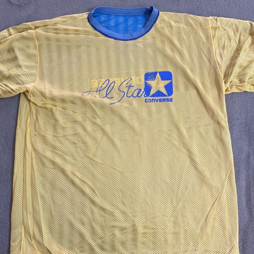 Converse vintage 80s shirt XL used, blue reversible