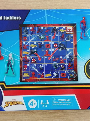 Spiderman Snakes and Ladders board game like new