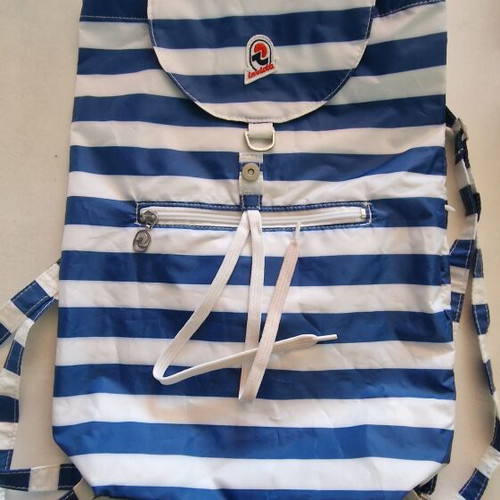 Invicta Minisac backpack 8L blue white stripes like new