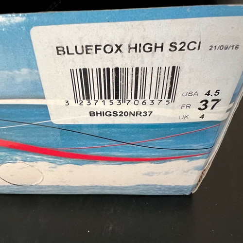 Bluefox High S2 Lemaitre Securite Safety Shoes like new