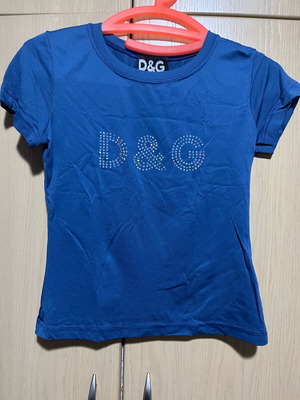 Blue short-sleeve t-shirt like new, size S