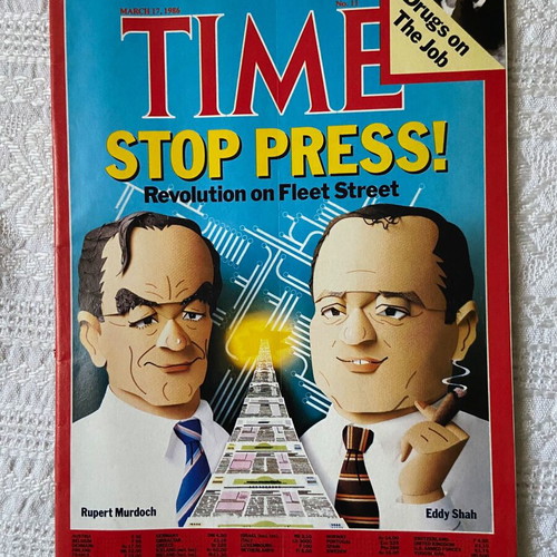Time Magazine March 17, 1986 Issue No.11 like new
