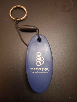 Olympic Air waterproof keychain