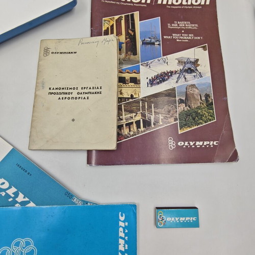 Olympic Airways Collectibles used, memorabilia set