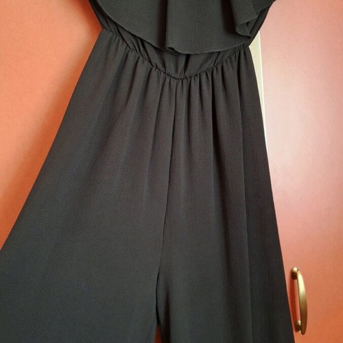 Black dress like new with extra fabric, size L