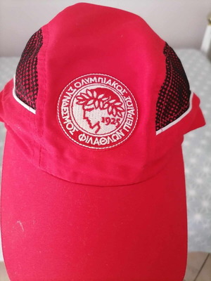 Καπέλο Baseball Ολυμπιακός με Κεντημένο Έμβλημα σαν καινούργιο