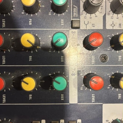 Soundcraft Notepad 102 mixer used, compact audio mixer