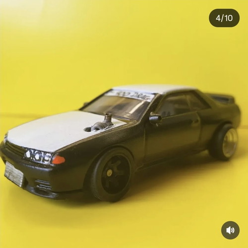 Hotwheels Nissan Skyline GTR R32 custom dragster