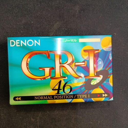 Denon GR I 46 sealed audio cassette