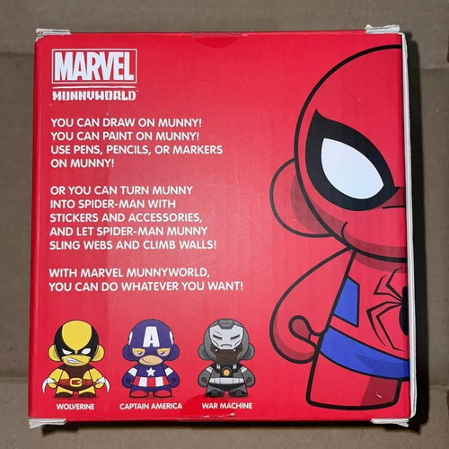 Marvel Kidrobot Spider-man MunnyWorld Micro Series 2 figure new
