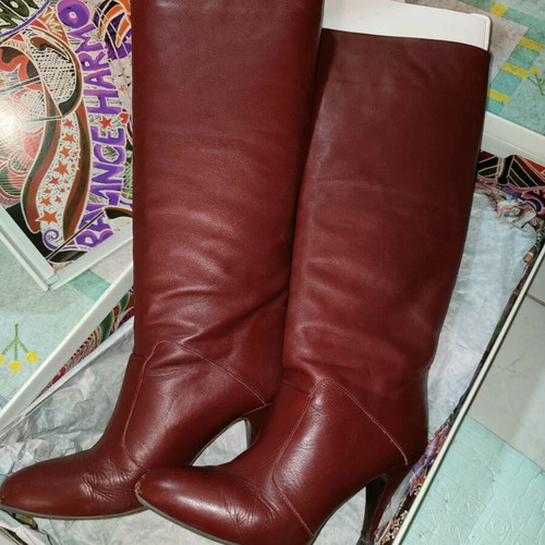 Tommy Hilfiger collaboration Zendaya & Tommy boots used, size 40, burgundy
