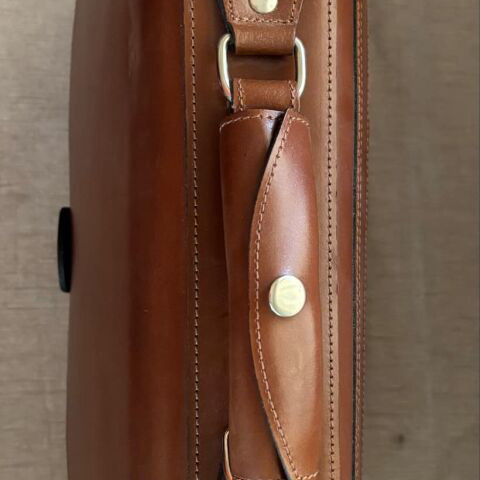 Leather bag brown like new, unused