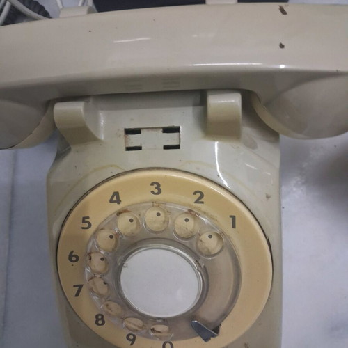 Collectible telephones used, set of 4 from 1960s to 1980s