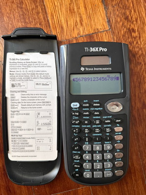 Texas Instruments TI-36X Pro scientific calculator like new