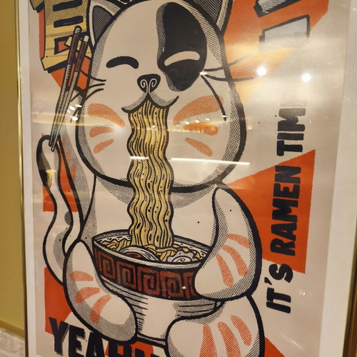 XL poster with frame and glass like new from Desenio