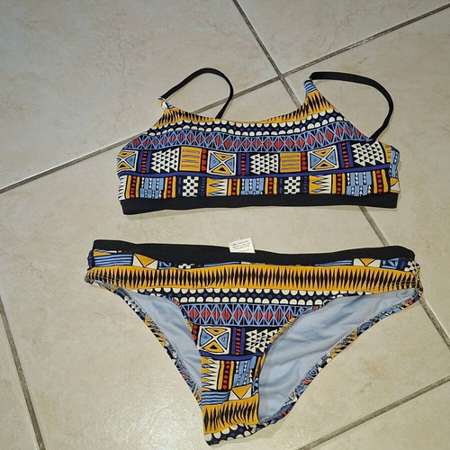 SugarFree Teen Swimsuit like new, multicolor