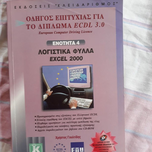 ECDL Excel & Word 2000 books like new for computer learning