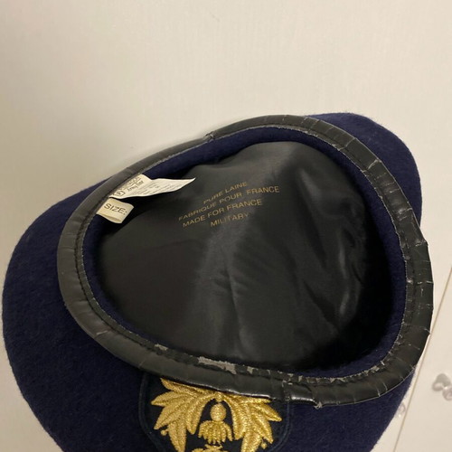 Military beret used, size 58, with minor wear