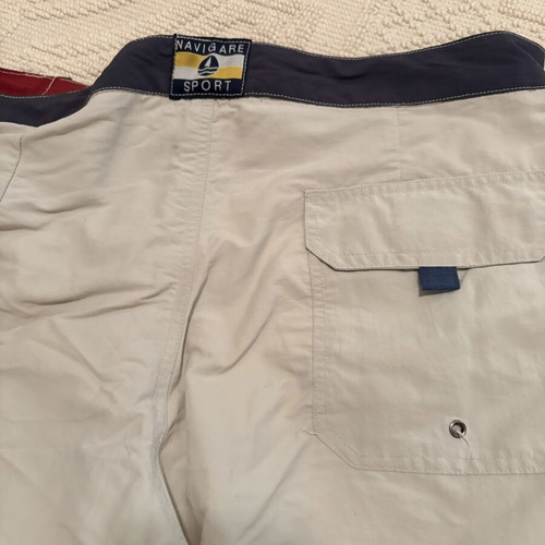 Navigare men's swim shorts like new, gray and beige, size S