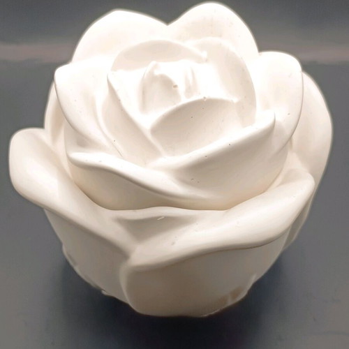 Porcelain rose jar new, multipurpose jewelry box