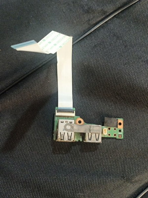 OEM Laptop Dual USB 2.0 Interface IO Board with Ribbon Cable for Acer Aspire