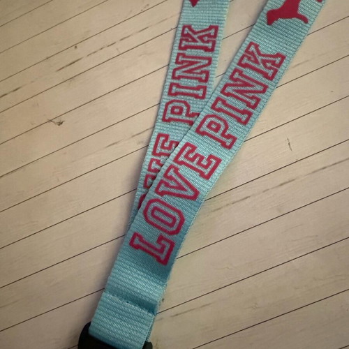 Victoria’s Secret Pink lanyard turquoise new